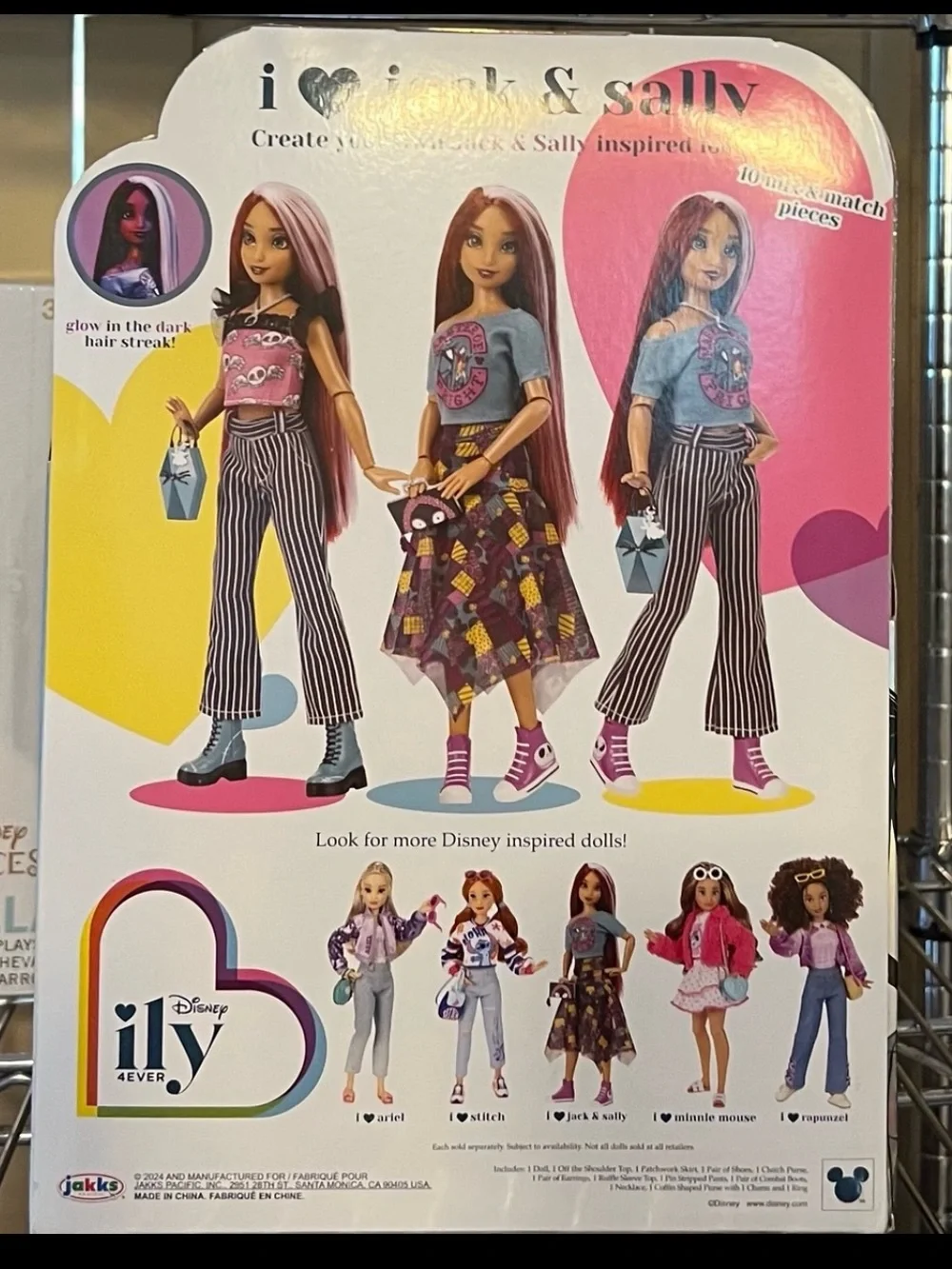 Disney ILY 4ever I Love Jack & Sally 12” Fashion Doll by Jakks Pacific